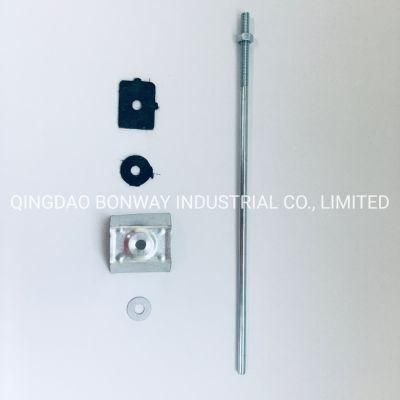 M8*80 M8*100 Tirfonds Screw Fastener for Cote Divore, Gabon, Cameroon, Niger Steel Fastener