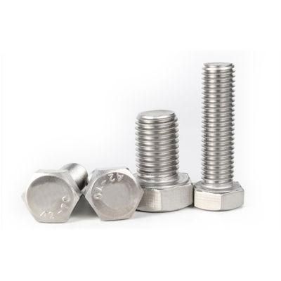 Stainless Steel 304 316 Hex Head Bolt DIN933 DIN931