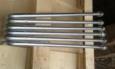 Custom L/J/U/I Shape Foundation Bolts Anchor Bolts Zinc/HDG/Dacromet M20*600