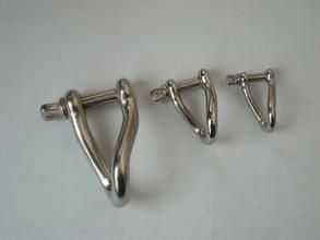 Stainless Steel 316 Twisted Shackle with Screw Pin