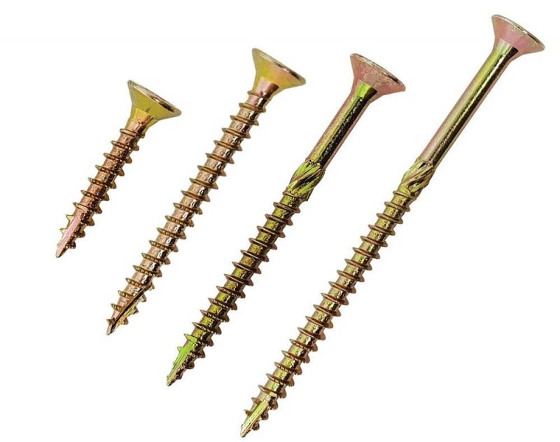Square / Tx Recess Csk Head with Nibs Zinc / Ruspet Composite Screws