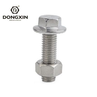 M4 Hot Galvanizing Carbon Steel Hexagonal Flange Screws DIN6921 Grade 10.9 Hex Flange Bolt