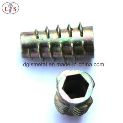 Good Quality Zinc Alloy Insert Nut Without Washer