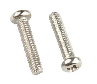 Nickel Plated Cross Round Head Screw Pan Head Bolt Round Head Machine Screw Electronic Screw
