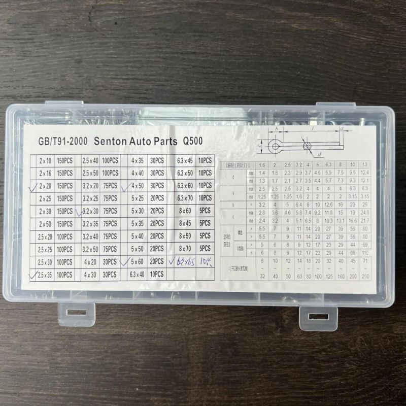 Pin Set Cotter Pin Split Pin