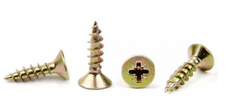 China DIN7505 MDF Fiberboard Screw/Double Pozi Countersunk Tornillos Spax Screws/Chipboard Screw