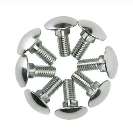 Carbon Steel Galvanized, Stainless Steel Round Head Square Neck Carriage Bolts