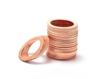 6*8*1mm T3 O Ring Gasket Sealing Ring Copper Washer Flat Seal Fitting
