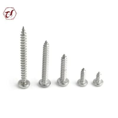 304 Stainless Steel SS316L DIN7981 Pan Head Screw