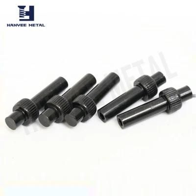China Supplier Black Zinc Plated Vertical Knurled Step Customized Rivet