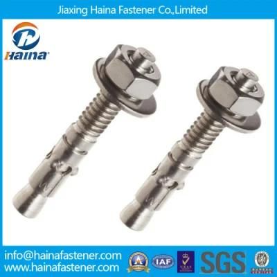 Small Construction Hardware Stainless Steel 304 Wedge Anchor