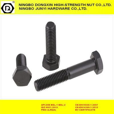 Black 10.9 Full Thread Hex Bolts with DIN933