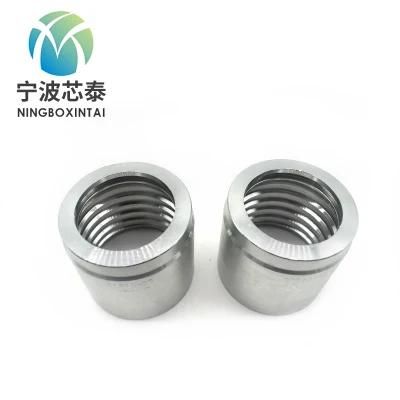 03310 Carbon Steel Crimp Hose Ferrule Hydraulic Hose Fitting Ferrule for SAE 100r 1at/2at