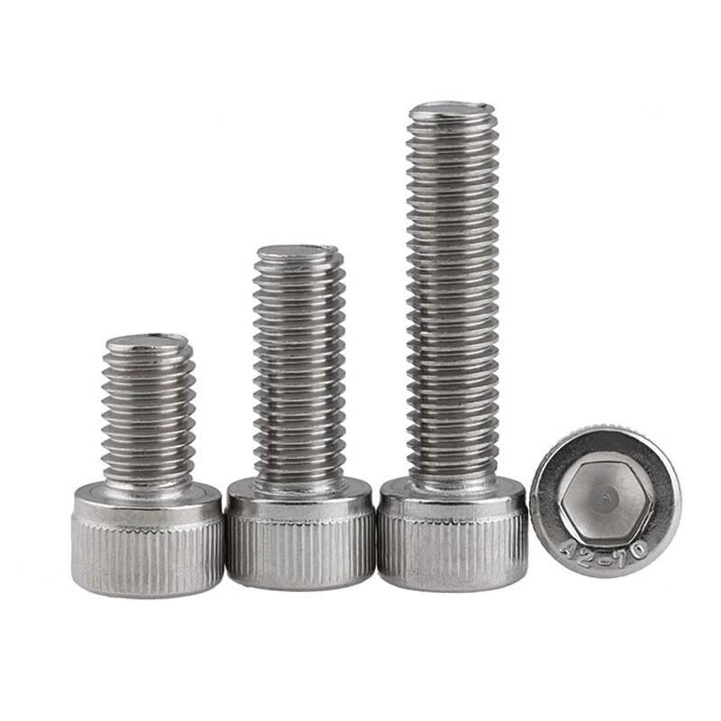 DIN 912 Hex Socket Cap Screw Hex Socket Head Bolt Allen Bolt Knurling Stainless Steel 304 316