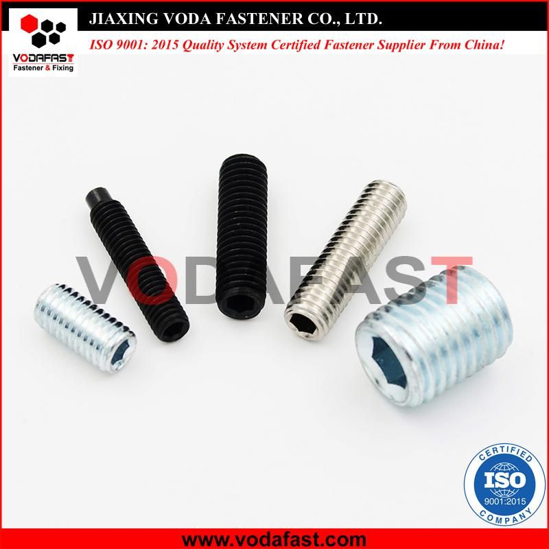 Vodafast Set Screws Series Class 4.8 8.8 10.9 12.9 Zinc Plated and Black