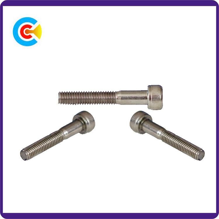 Stainless Steel M12/Hexagon Socket Knurled Cheese Head Cap Screw