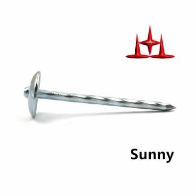 Zinc Coated Umbrella Head Roofing Nails Factory Price