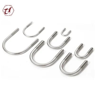 Half Thread Stainless Steel 304 U Shap Clamp Bolt/Customize Bolt/DIN3570