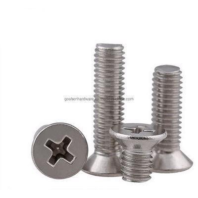 SS304 Cross Recessed Countersunk Head Screws