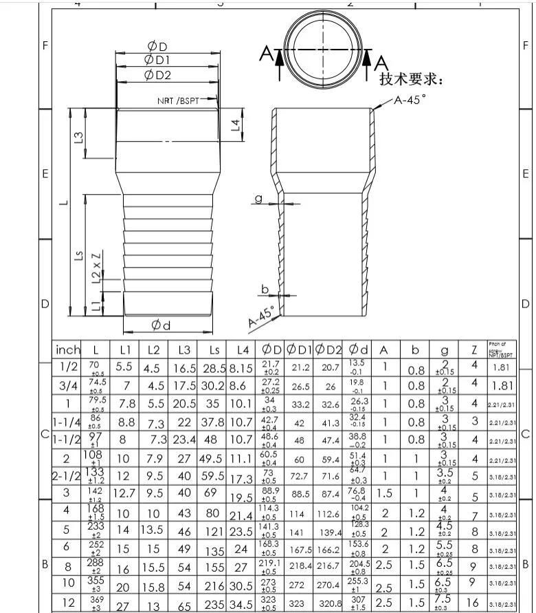 Combination Nipple Kc Coupling Hose Mender King Combination Plated Steel Coupling