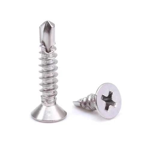 DIN 7504 High Strength Stainless Steel Cross Countersunk Head Self Drilling Screw