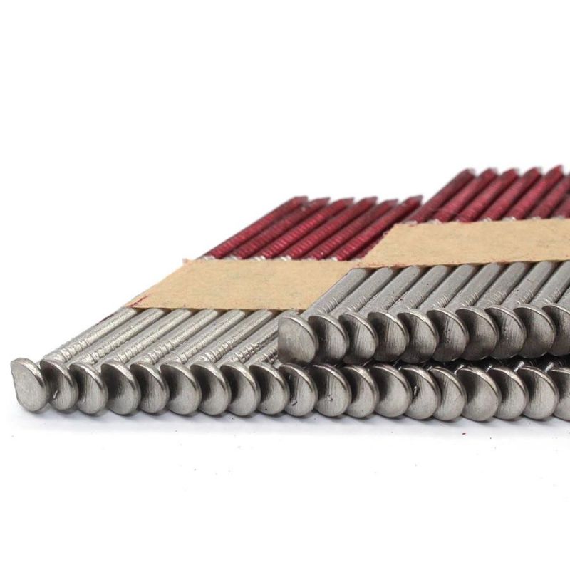 30 Degree Ring Shank 2-3/8 Inch X 0.113 Inch Stainless Steel Framing Nails