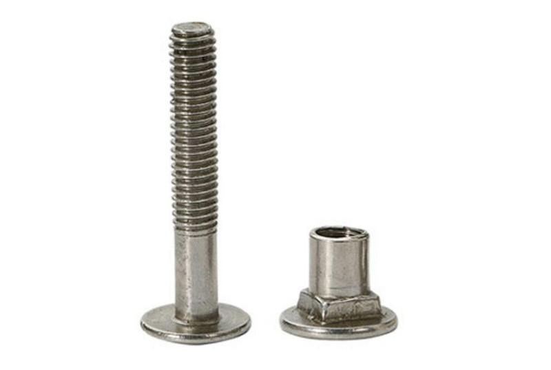 Chicago Bolt Male and Female Stainless Steel 304 Anti-Thief Screw