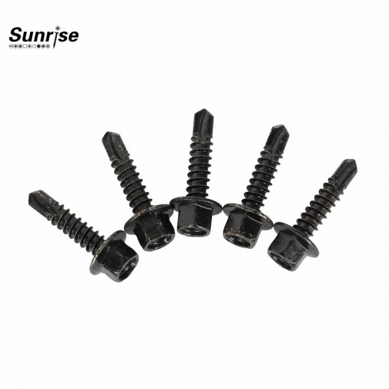 Customized Colorful Hex Washer Head Wspoon Point Ruspert 1000 Small Self Drilling Roof Screw