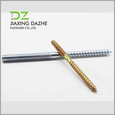 Double Head Wood Screws Double End Thread Screws Dowel Screws Hanger Screw