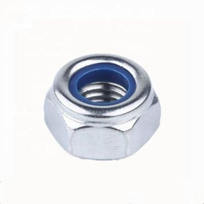 High Quality DIN-985 Stainless Steel Ss 316 M14 M16 M20 M24 Hexagon Nylon Lock Nut