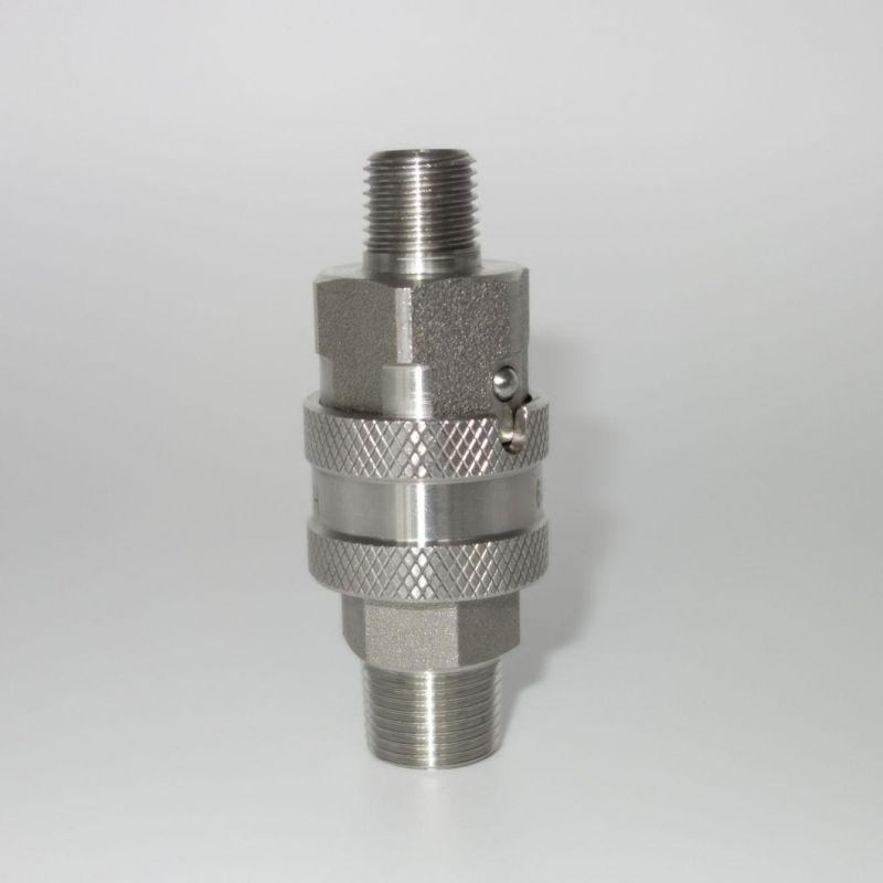 NAIWO Ball Locking High Flow Fluid Hydraulic Quick Coupling Stainless Coupler