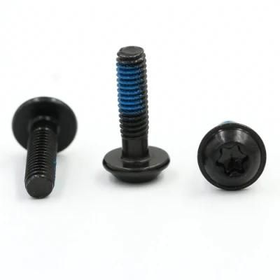 Nylon Patch Screw Button Head Blue Nylon Patch Hex Screw M3 Screw