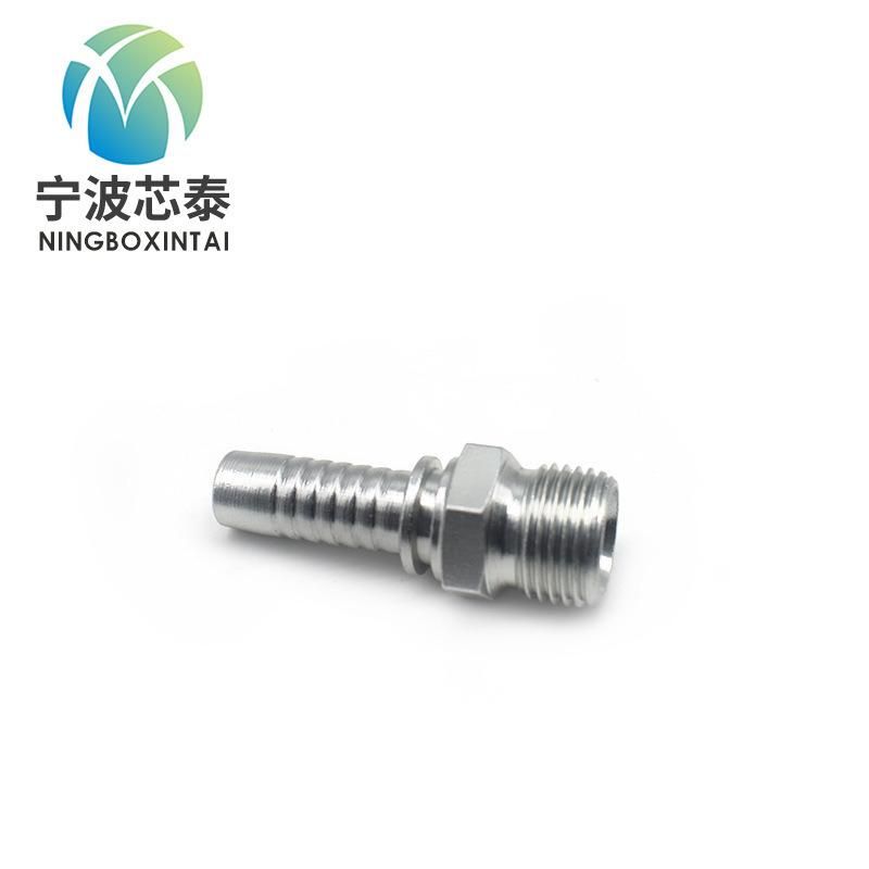 OEM China Factory Manufacturer 12611 Carbon Steel Casting Galvanized Bsp Male 60 Degree Cone Seat Silver and Yellow Hydraulic Nipple Dealer Price