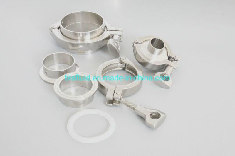Ferrule Fitting Sanitary Stainless Steel Pipe Clamp
