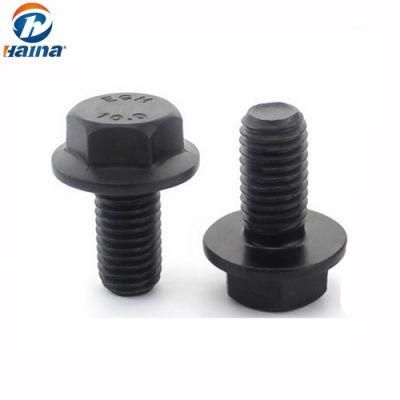 High Strength DIN6921 Black Grade10.9 Hex Flange Bolt