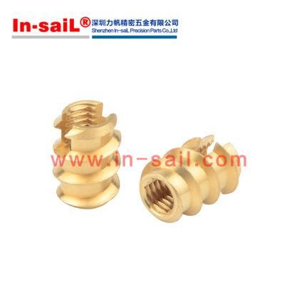 Self-Tapping Thread Inserts - Cutting Notch in Brass
