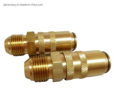 Hasco Mold Brass Oil Hydraulic Quick Coupling Fitting with Valve