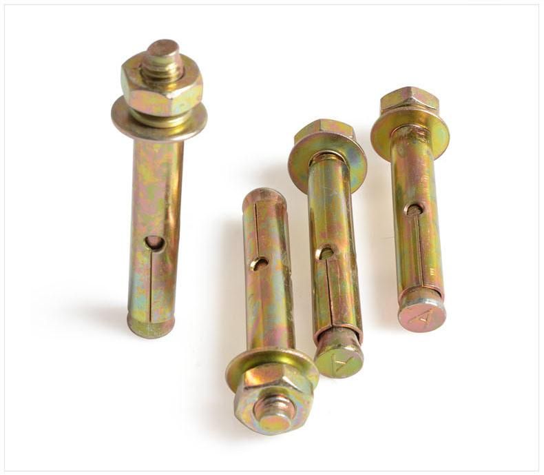 Carbon Steel 4.8 8.8 10.9 M6-M24 Yellow Zinc Elevator Expansion Anchor Bolts