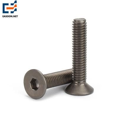 Countersunk Hex Socket Bolt Ta2 Titanium Bolt M8 M10