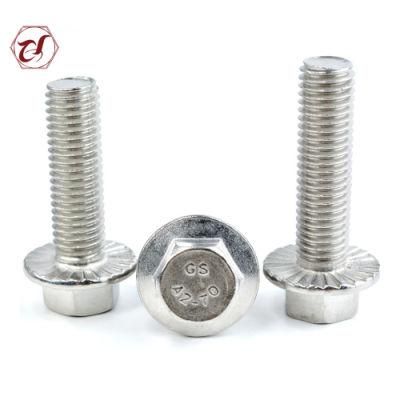 DIN6921 Stainless Steel Flange Hex Bolt Full Thread