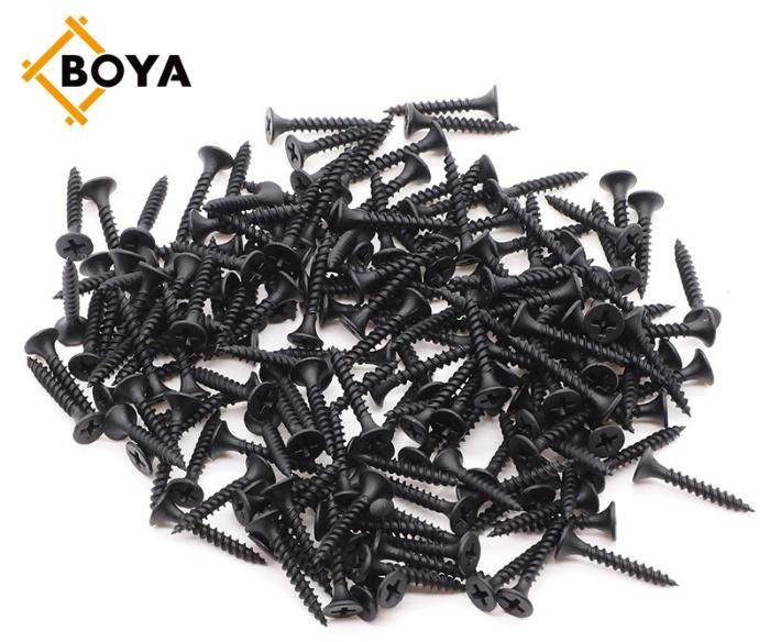 C1022 Material/Carbon Steel Hardened Bugle Head Black Phosphating Drywall Screw/Black High Tension Drywall Screw