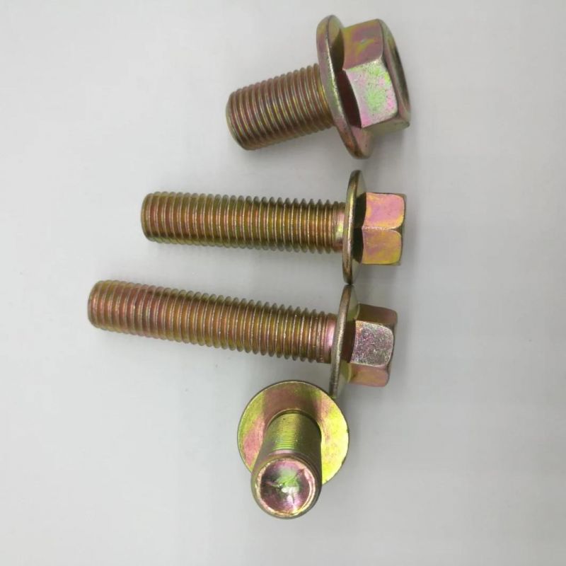 Ppap Level 3 High Strength Hex Flange Bolt Screw Full Thread