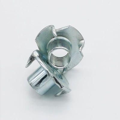 Zinc Plated Four Claw Nut/T Nut
