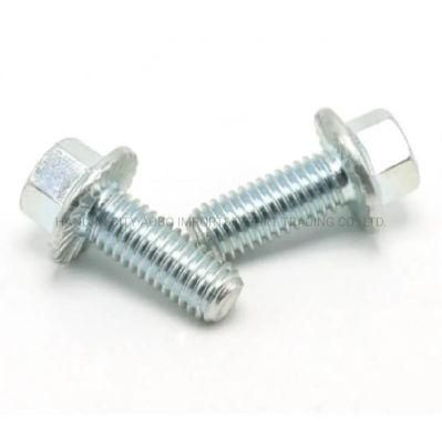 ANSI or DIN Standard Hex Flange Bolts (M6X20)