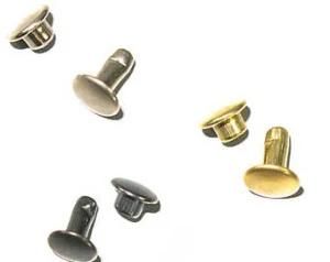 Customized Metal Stainless Steel Aluminum Brass Copper Double Cap Rivets