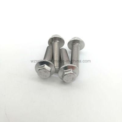 DIN6921 Stainless Steel Full Thread Hex Flange Head Bolts
