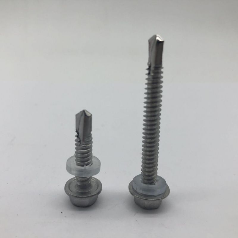 DIN7504K Ss410 Drilling Screw with EPDM Washer