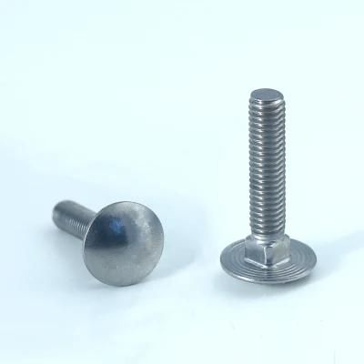 Round Head Square Neck Carriage Bolts Without Thread