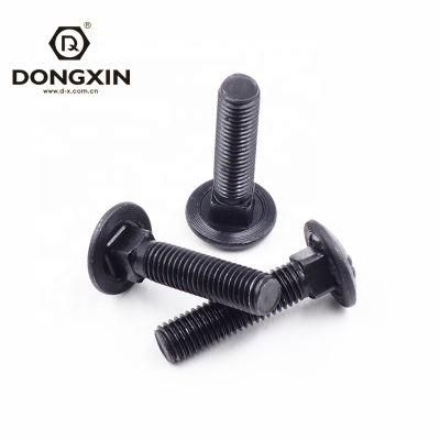 Black Carbon Steel Cup Square Neck Carriage Bolt