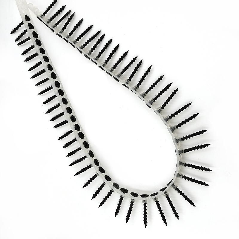 Factory Sale Plastic Collated Black Drywall Screw